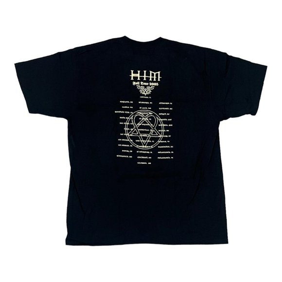 Vintage HIM Fall Tour 2005 T-shirt - Picture 2 of 4